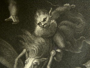 Boydell engraving from Shakespeare Detail